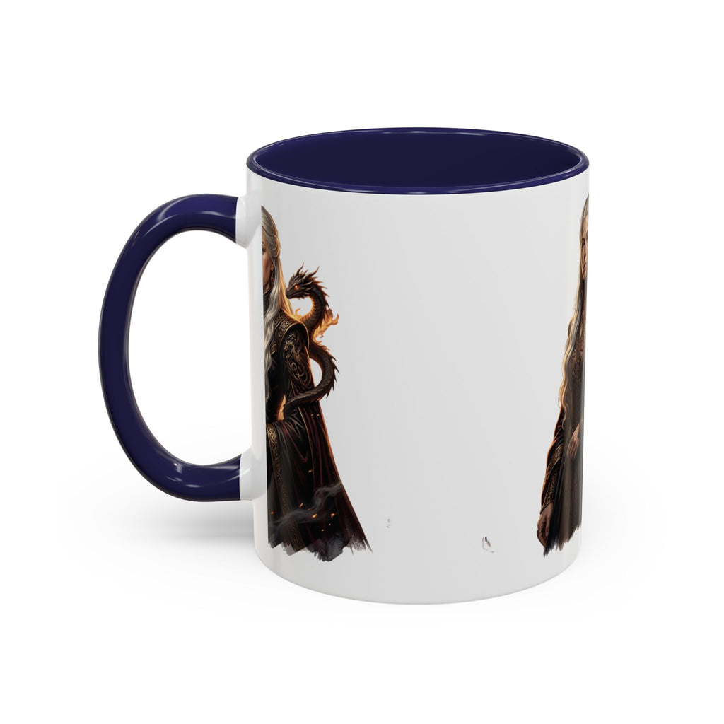Daenerys Targaryen Dragon Accent Coffee Mug – Fantasy Queen 11/15oz