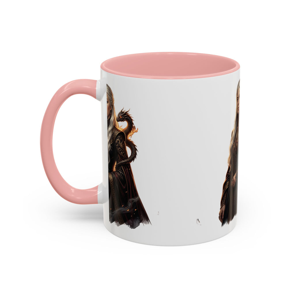 Daenerys Targaryen Dragon Accent Coffee Mug – Fantasy Queen 11/15oz