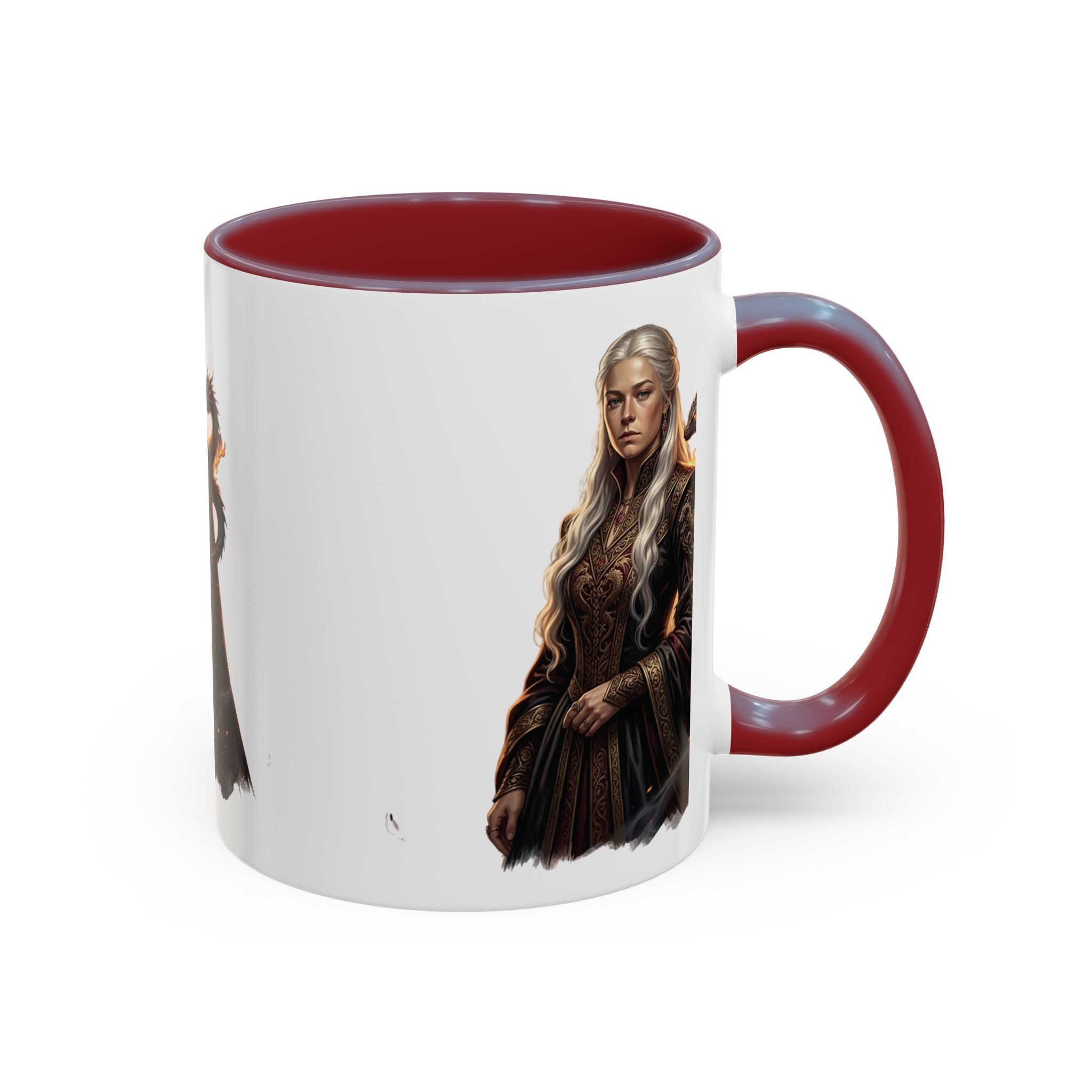 Daenerys Targaryen Dragon Accent Coffee Mug – Fantasy Queen 11/15oz