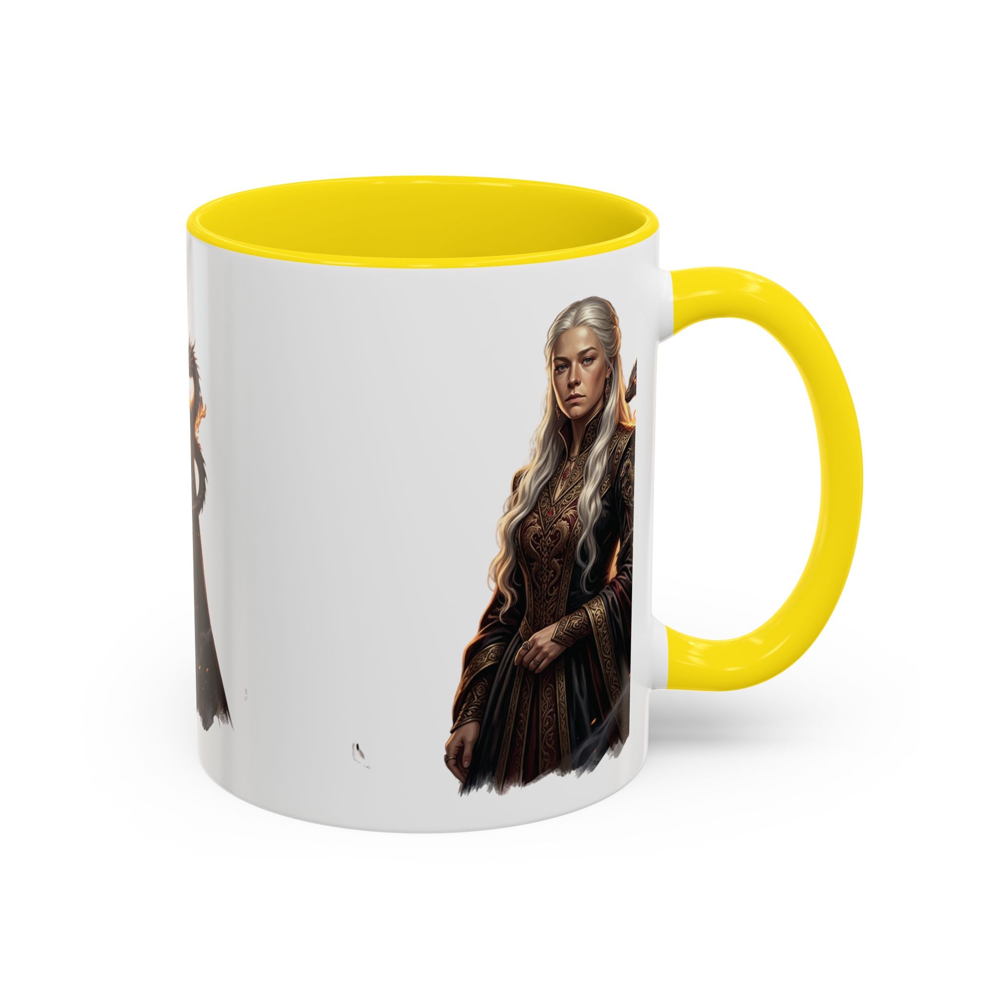 Daenerys Targaryen Dragon Accent Coffee Mug – Fantasy Queen 11/15oz