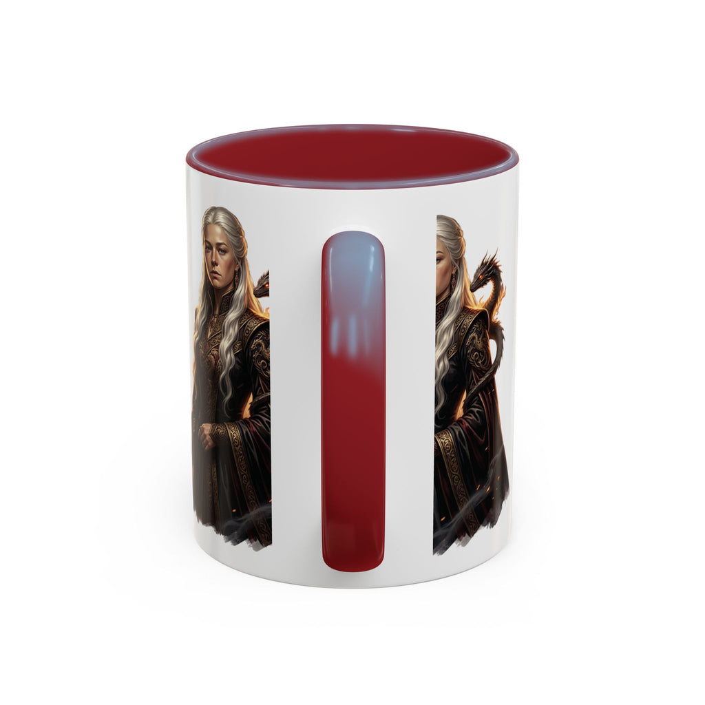 Daenerys Targaryen Dragon Accent Coffee Mug – Fantasy Queen 11/15oz