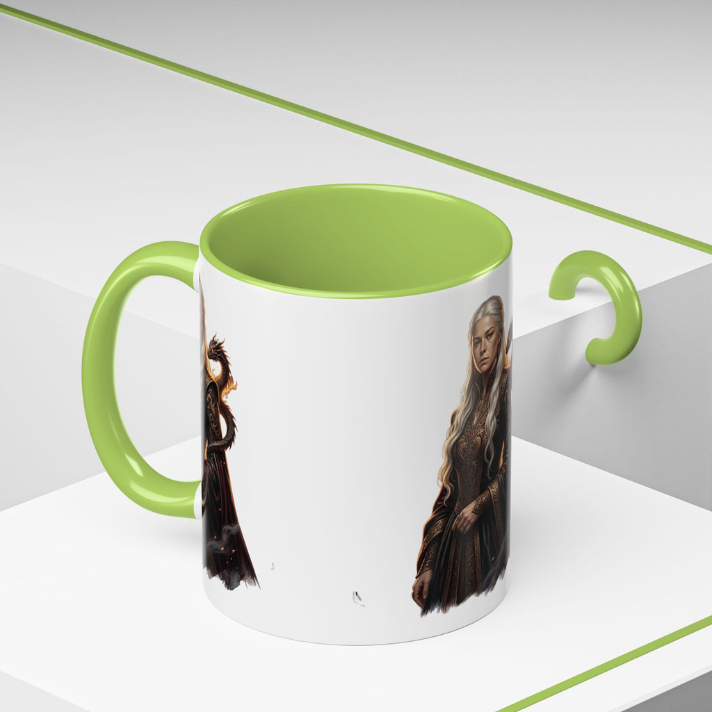 Daenerys Targaryen Dragon Accent Coffee Mug – Fantasy Queen 11/15oz