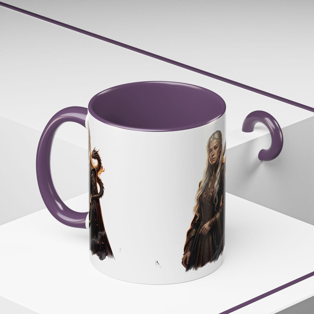 Daenerys Targaryen Dragon Accent Coffee Mug – Fantasy Queen 11/15oz