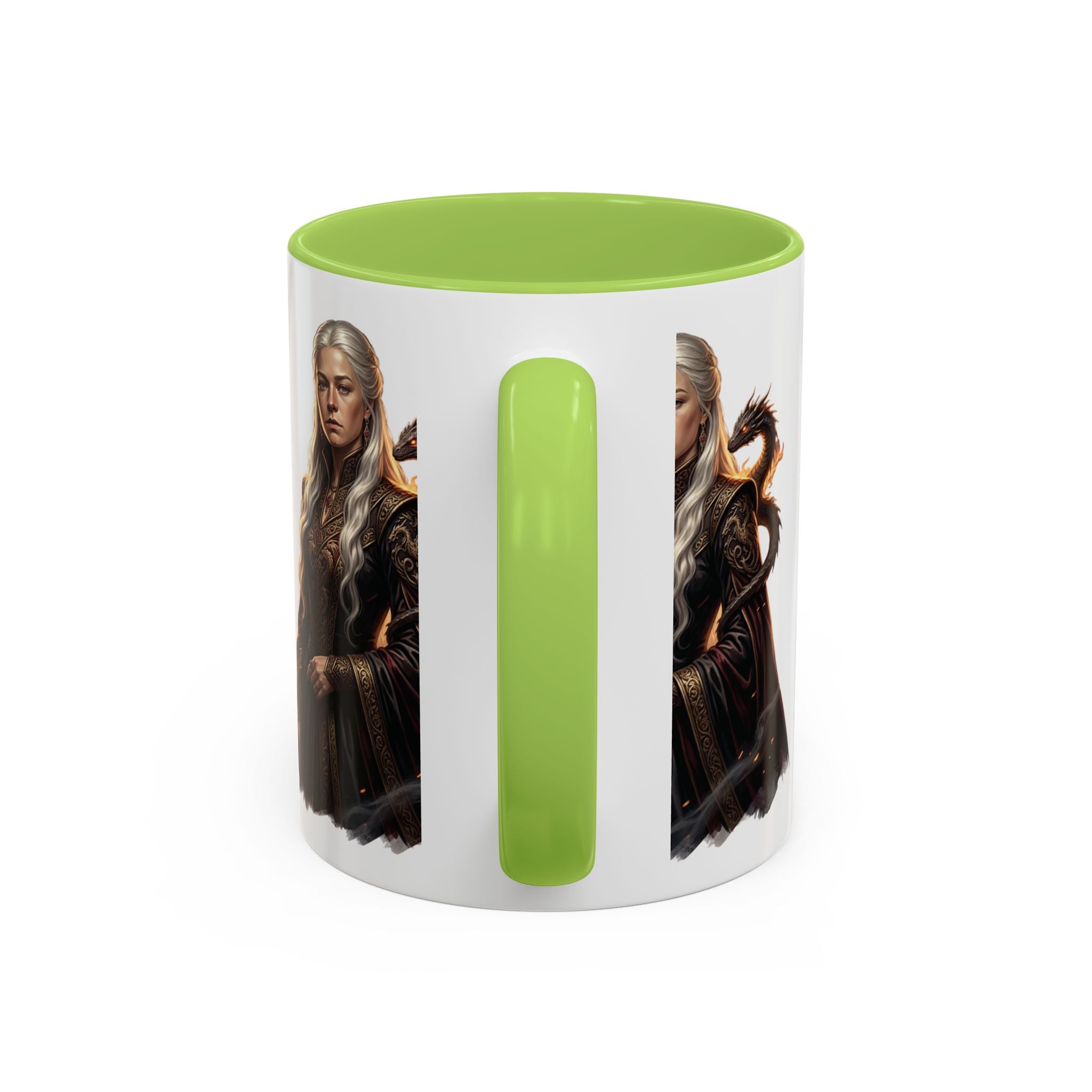 Daenerys Targaryen Dragon Accent Coffee Mug – Fantasy Queen 11/15oz