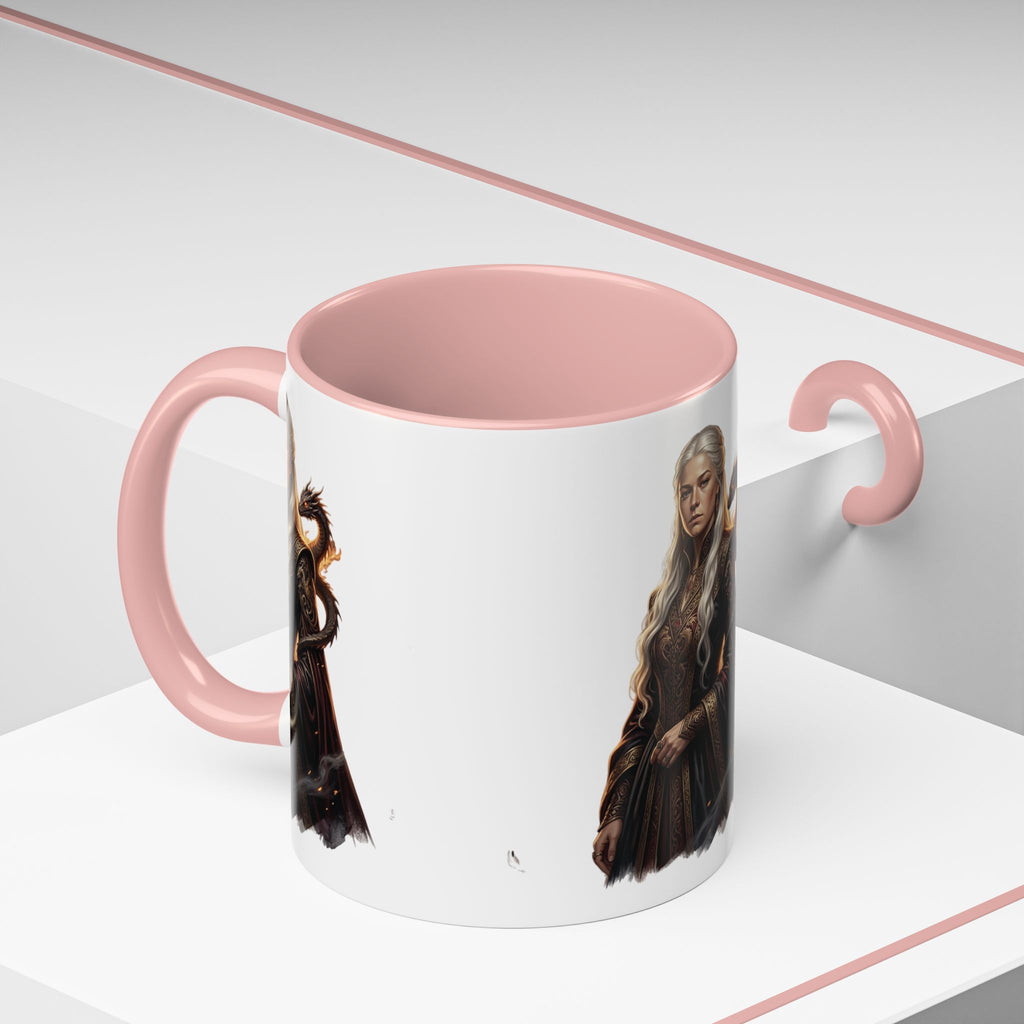 Daenerys Targaryen Dragon Accent Coffee Mug – Fantasy Queen 11/15oz