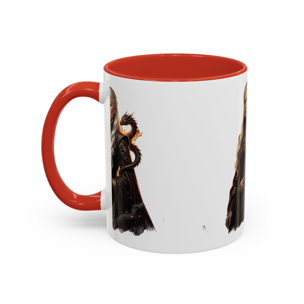 Daenerys Targaryen Dragon Accent Coffee Mug – Fantasy Queen 11/15oz
