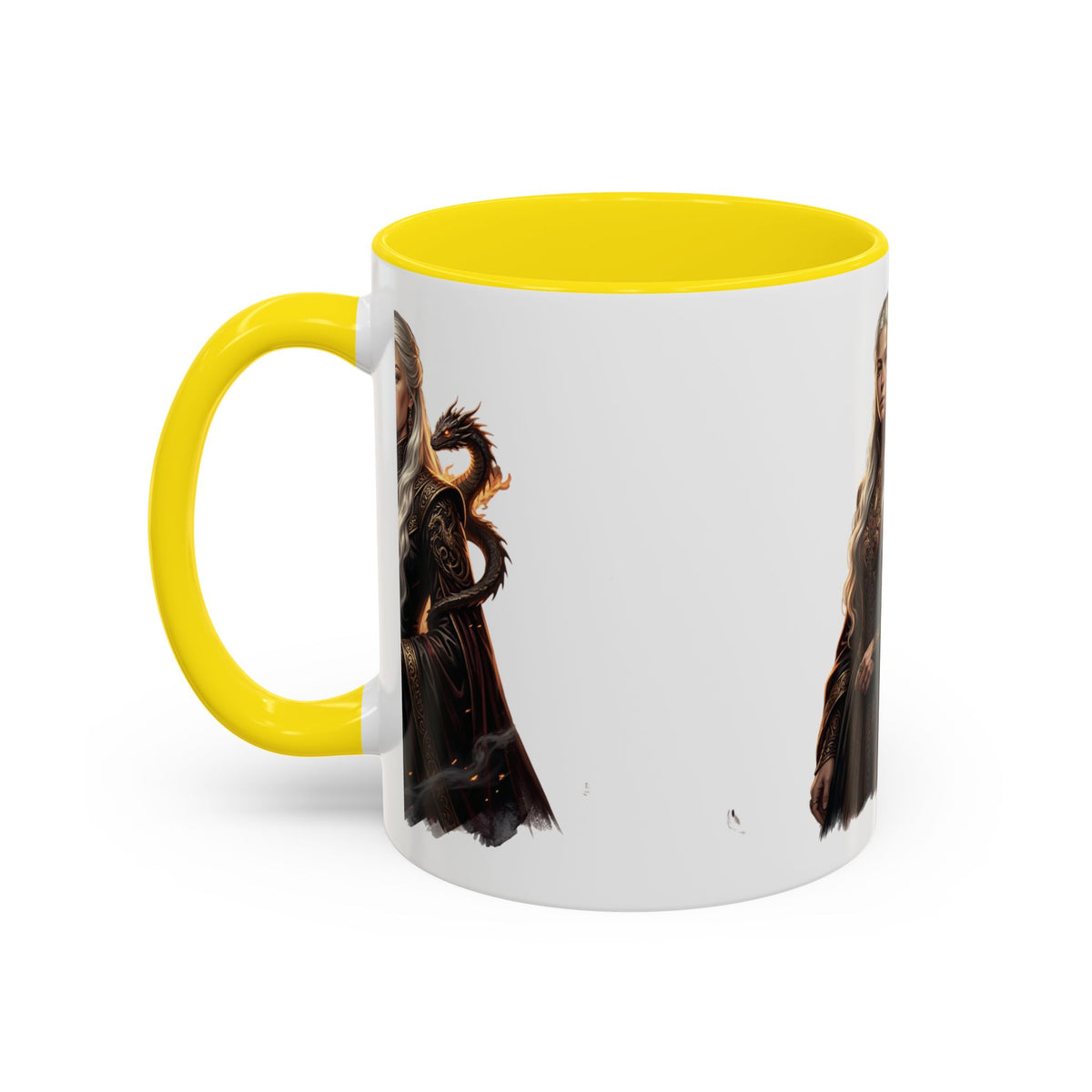 Daenerys Targaryen Dragon Accent Coffee Mug – Fantasy Queen 11/15oz