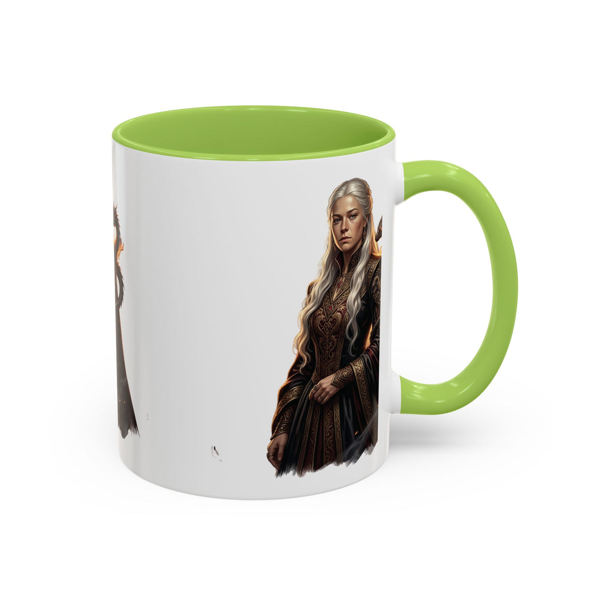 Daenerys Targaryen Dragon Accent Coffee Mug – Fantasy Queen 11/15oz