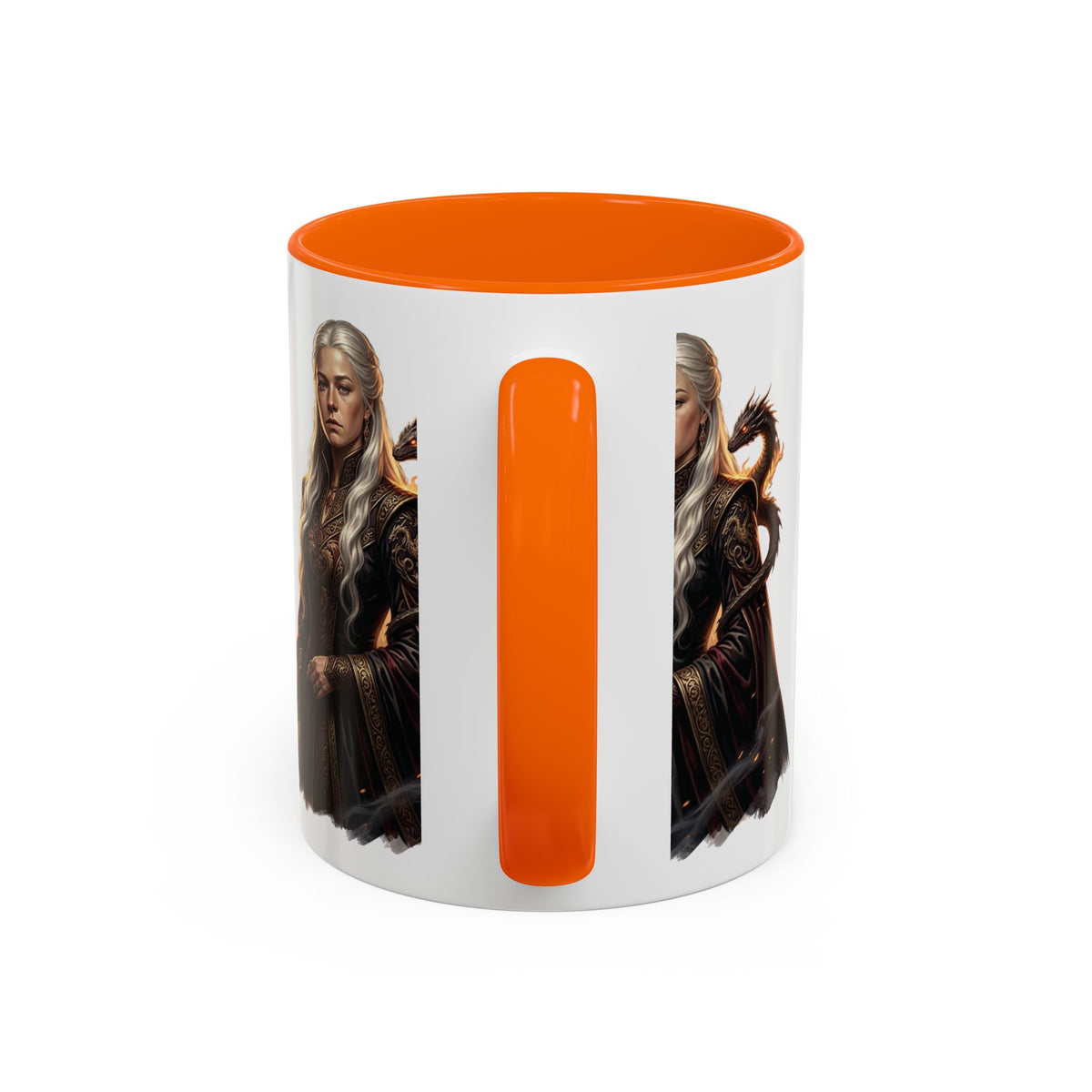 Daenerys Targaryen Dragon Accent Coffee Mug – Fantasy Queen 11/15oz