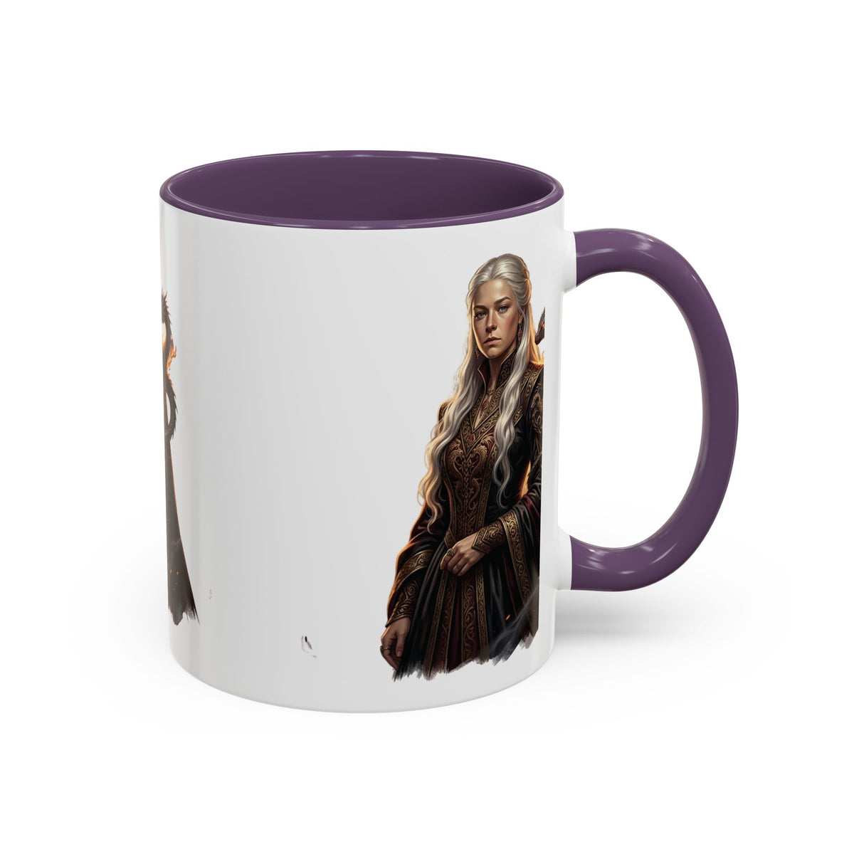 Daenerys Targaryen Dragon Accent Coffee Mug – Fantasy Queen 11/15oz