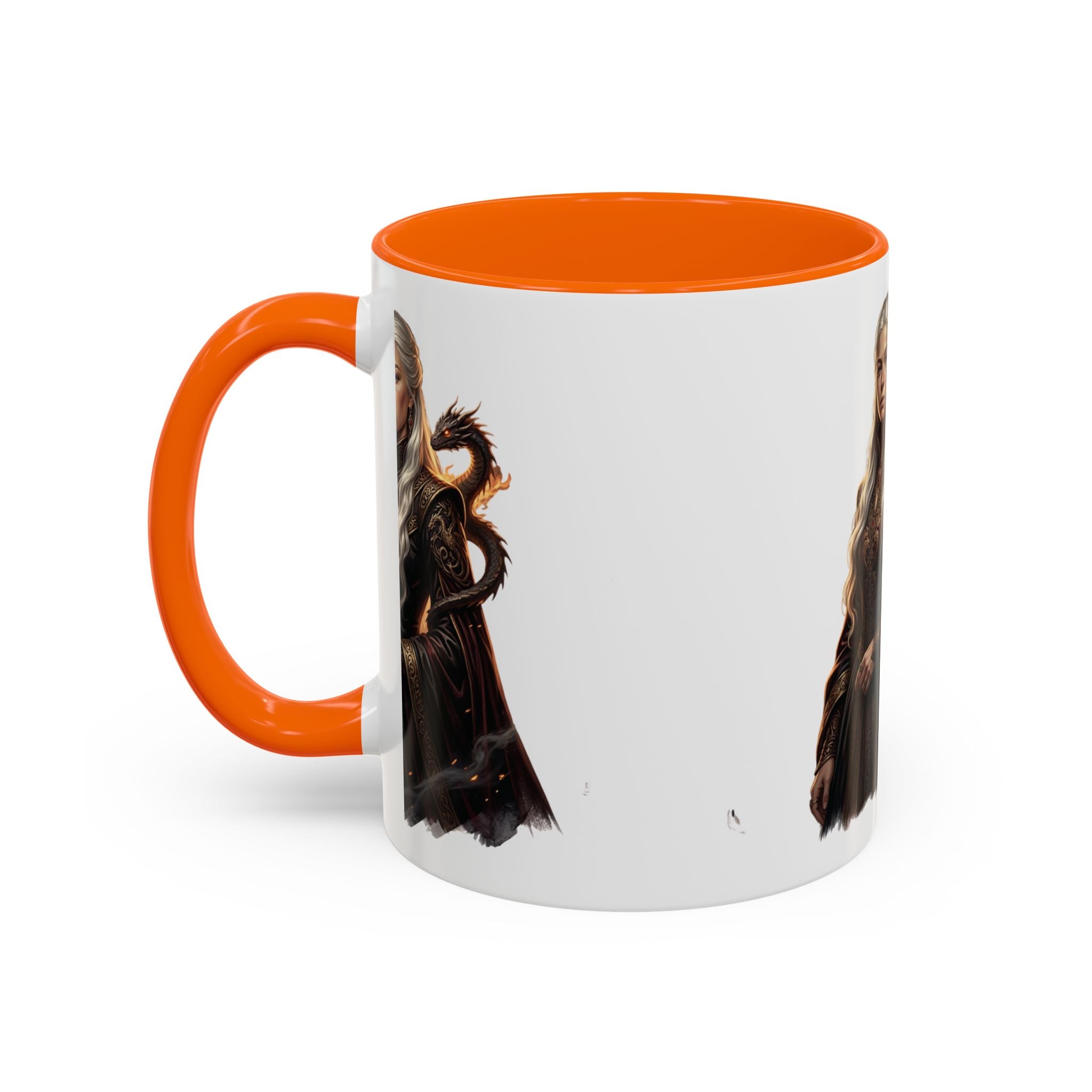 Daenerys Targaryen Dragon Accent Coffee Mug – Fantasy Queen 11/15oz