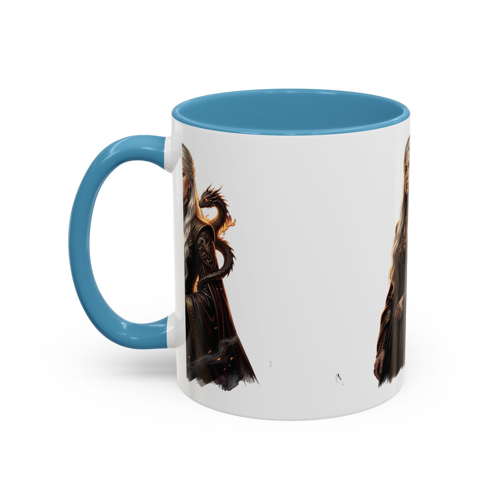 Daenerys Targaryen Dragon Accent Coffee Mug – Fantasy Queen 11/15oz