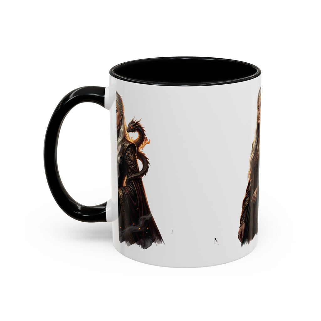 Daenerys Targaryen Dragon Accent Coffee Mug – Fantasy Queen 11/15oz