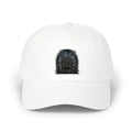 Dad Cap with Intricate Black Lion Patch — Classic Baseball Hat